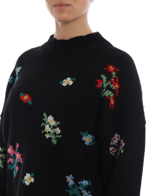 Philosophy di Lorenzo Serafini buy online Multicolour embroidered wool jumper