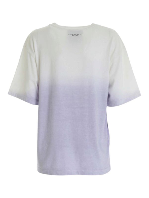 Philosophy di Lorenzo Serafini: t-shirts online - Faded T-shirt in lilac