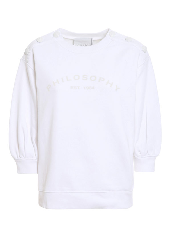 Philosophy di Lorenzo Serafini: スウェット＆セーター - スウェットシャツ/セーター - 白