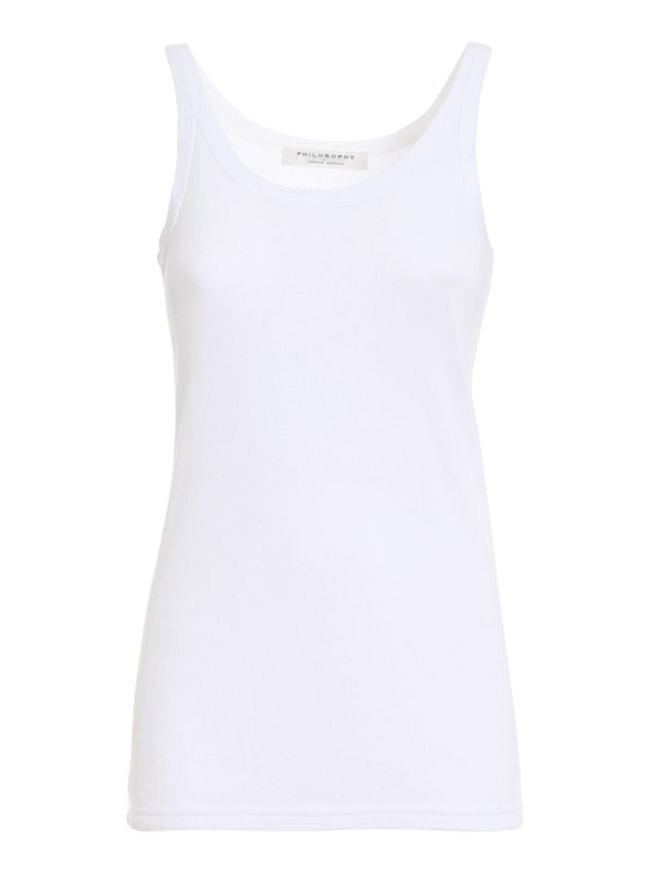 Philosophy di Lorenzo Serafini: トップス＆タンクトップ - トップ/タンクトップ - 白