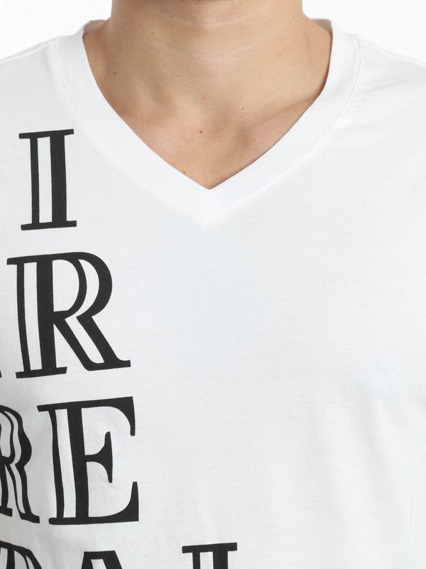 Pierre Balmain buy online V-neck side print t-shirt