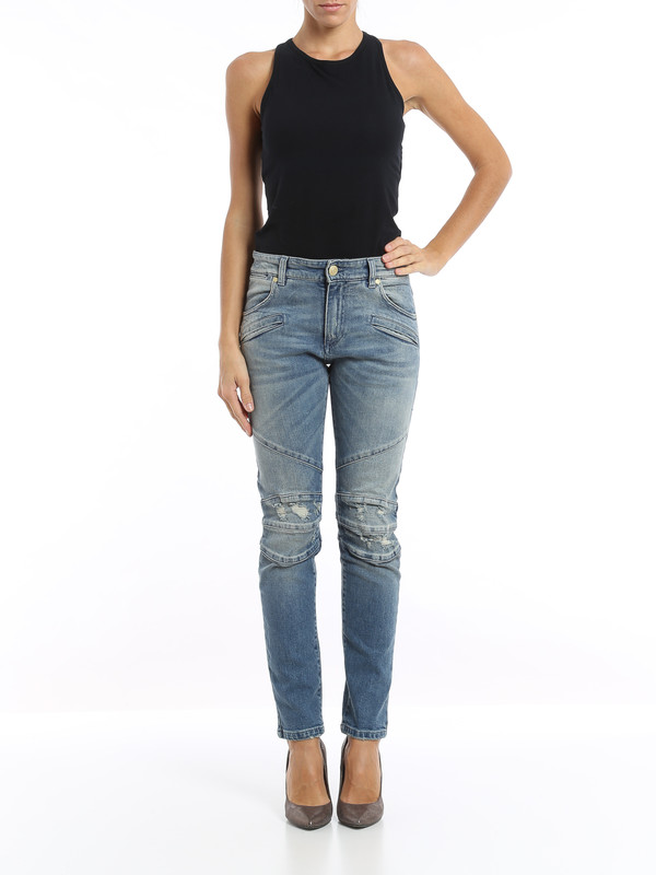 Pierre Balmain: skinny jeans online - Biker jeans