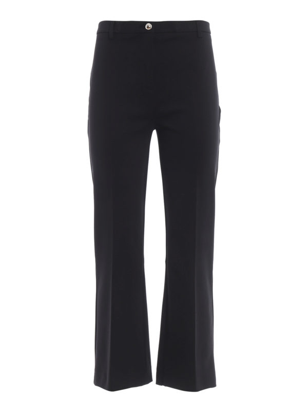 Pinko: casual trousers - Ezio 9 black tech jersey pants
