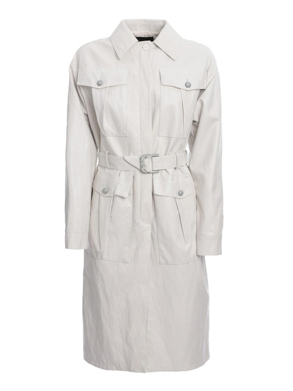 Pinko: leather coats - Diplomatica trench