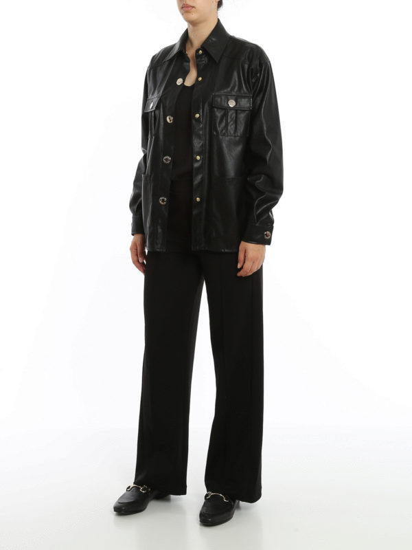 Pinko: casual jackets online - Piero leather effect jacket