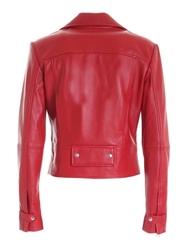 Pinko: Lederjacken online - Lederjacke - Rot