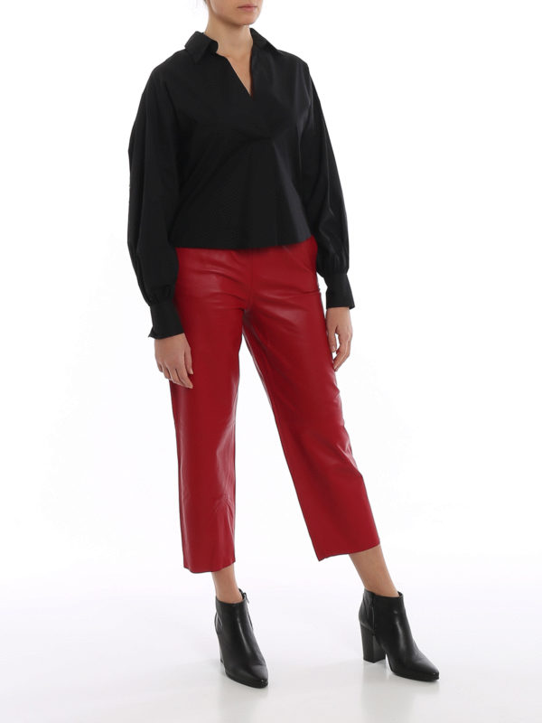 Pinko: Lederhosen online - Lederhose - Rot