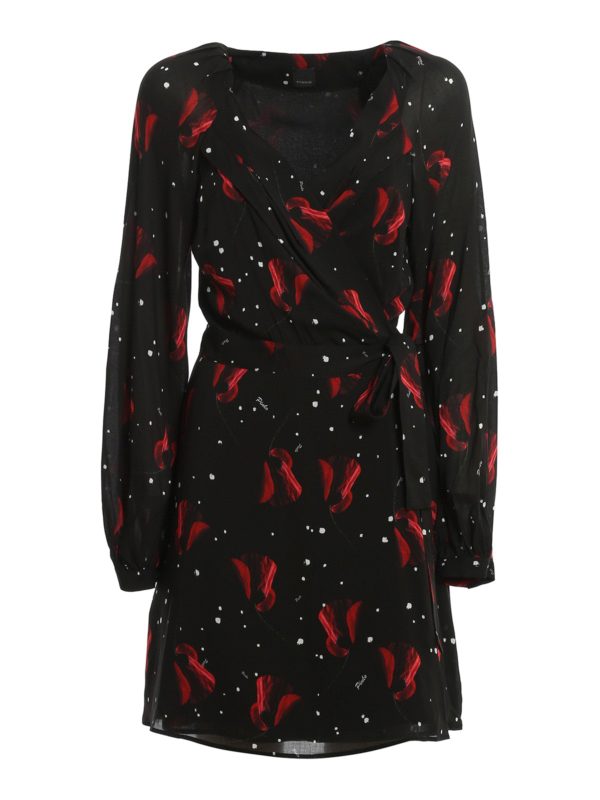 red long sleeve fit and flare dress Dark Red Flared Long Sleeve Maxi Dress – shopaleena