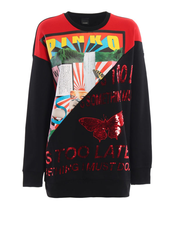 Pinko: Sudaderas y suéteres - Sudadera - Falla Girare