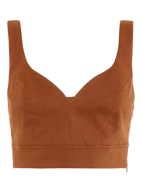 Pinko: Tops und Tank Tops - Top - Braun