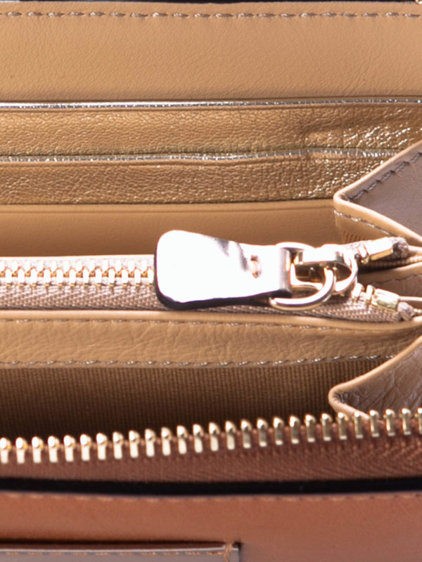 Pippa leather wallet shop online: JIMMY CHOO