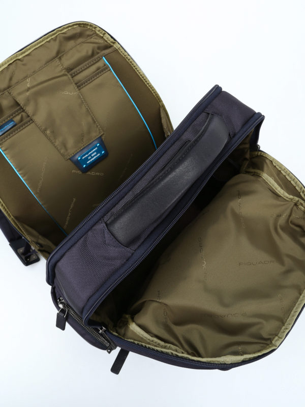 PIQUADRO buy online Water resistant blue backpack