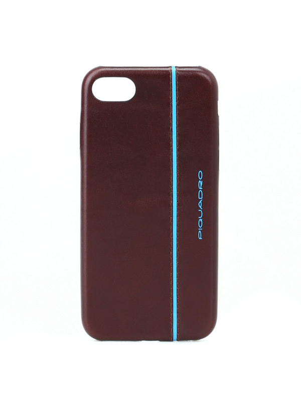 PIQUADRO: Cases & Covers - iPhone®7 e iPhone®8 4,7" brown leather case