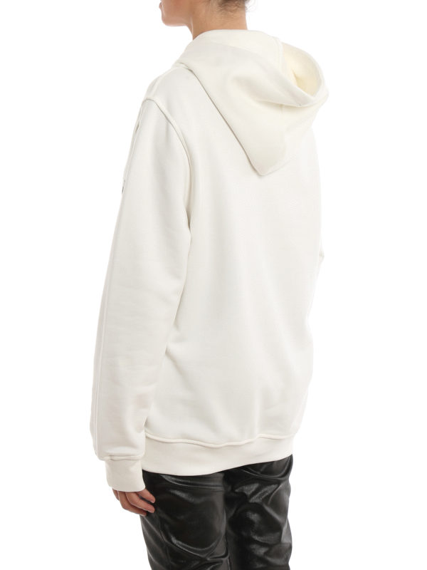 Felpa con stampa effetto pixel shop online: MOSCHINO