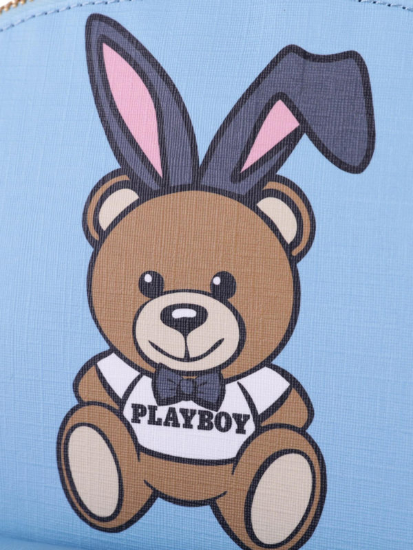 Playboy print backpack shop online: MOSCHINO