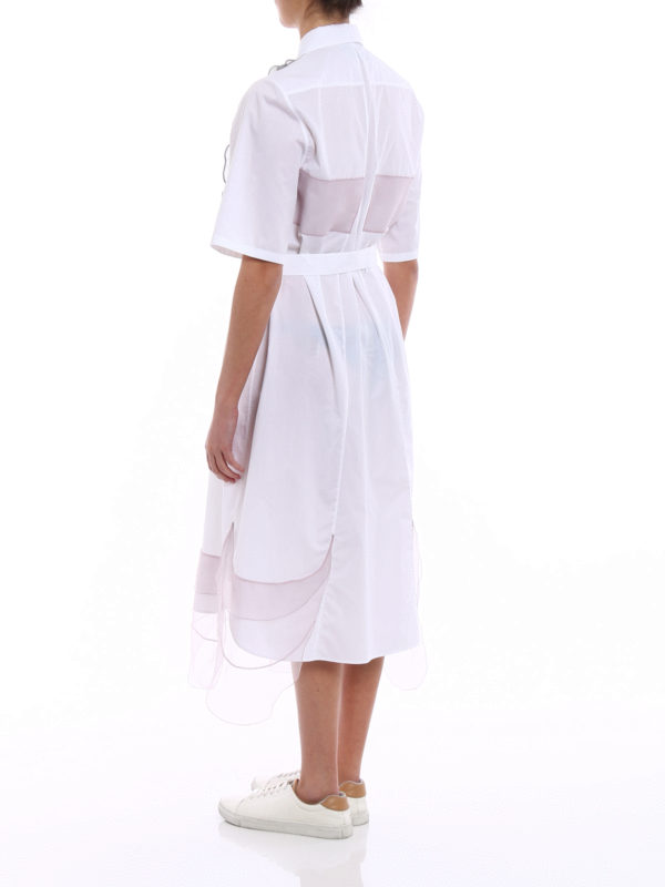 Knielanges Kleid - Einfarbig shop online: PRADA