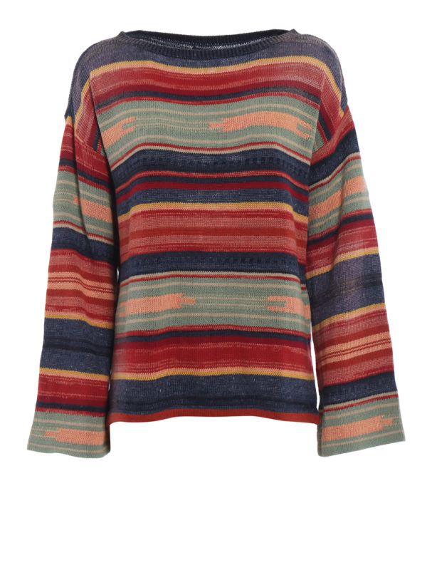 POLO RALPH LAUREN: U-Boot-Ausschnitt - U-Boot-Pullover - Bunt
