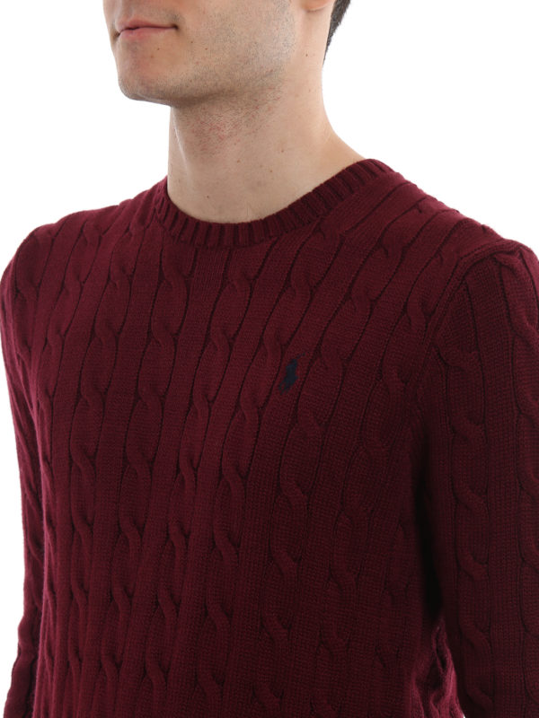 POLO RALPH LAUREN buy online Suéter Cuello Redondo - Burdeos
