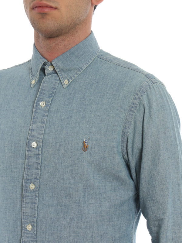 POLO RALPH LAUREN buy online Cotton chambray b/d shirt
