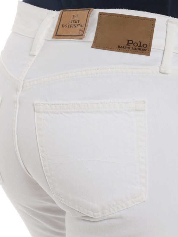 POLO RALPH LAUREN buy online The Avery white boyfriend jeans
