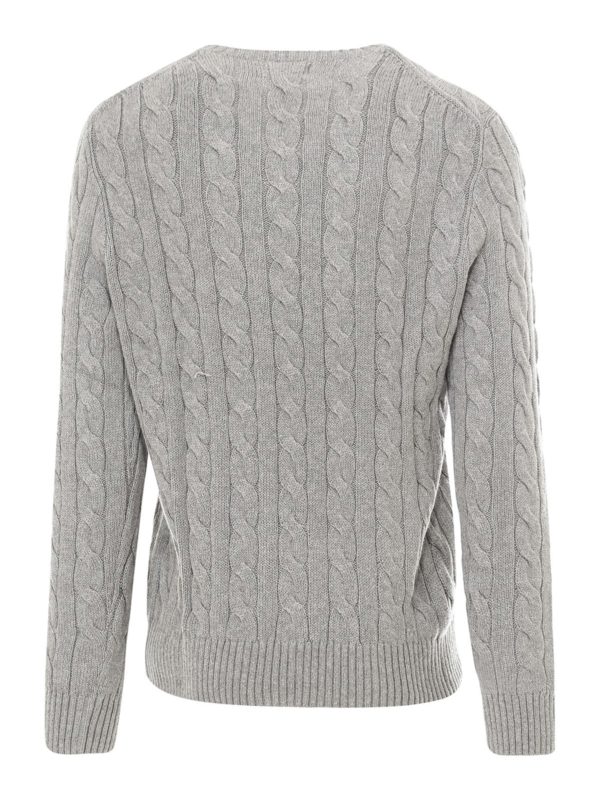 POLO RALPH LAUREN: Suéteres con cuello pico online - Suéter Cuello Redondo - Gris