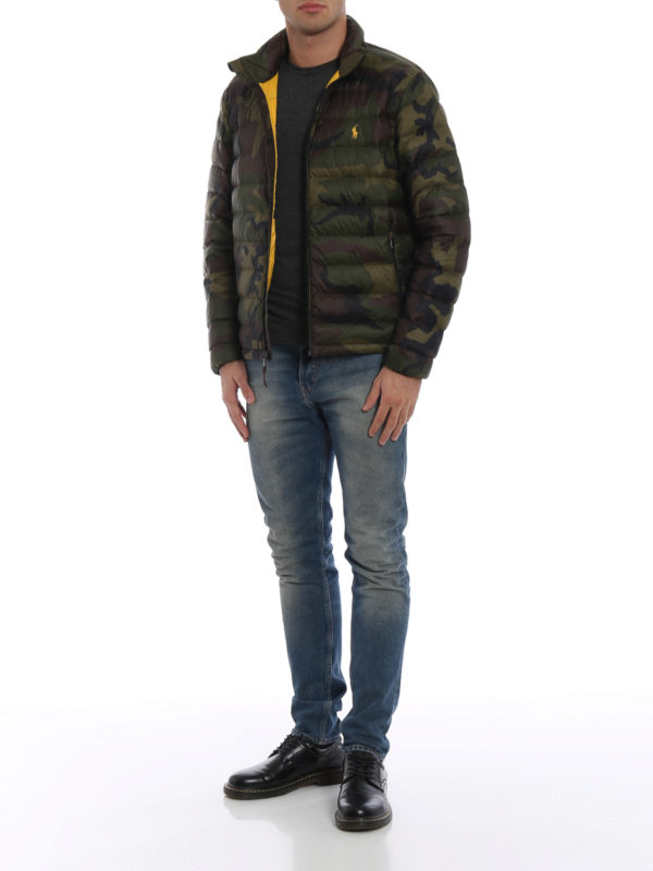 POLO RALPH LAUREN: padded jackets online - Camouflage puffer jacket