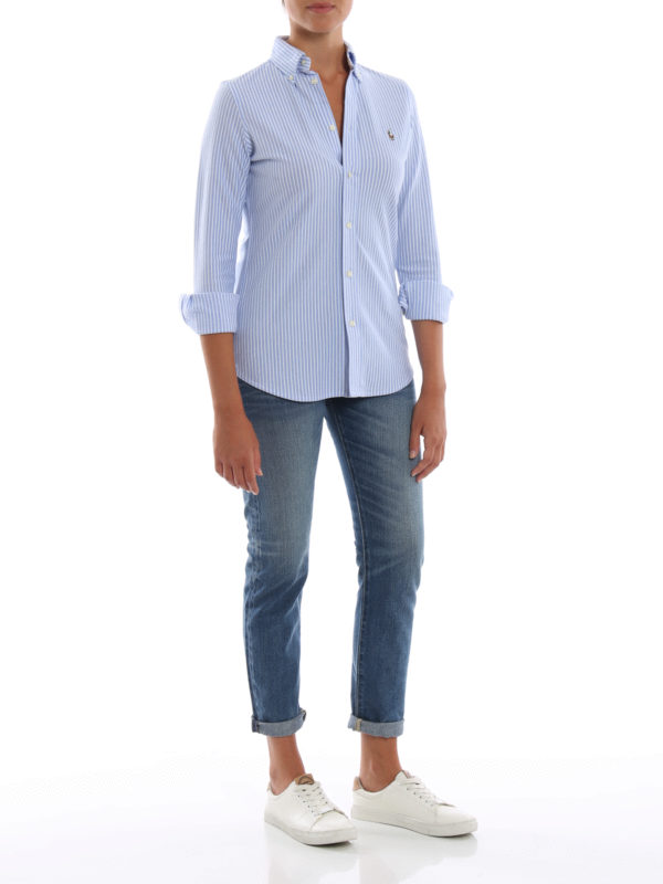 POLO RALPH LAUREN: シャツ online - シャツ - ライトブルー