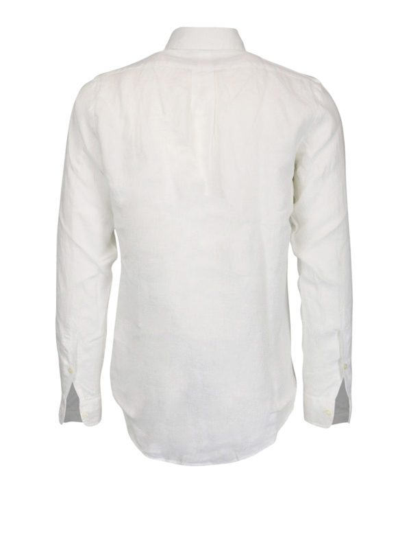 POLO RALPH LAUREN: shirts online - White linen shirt