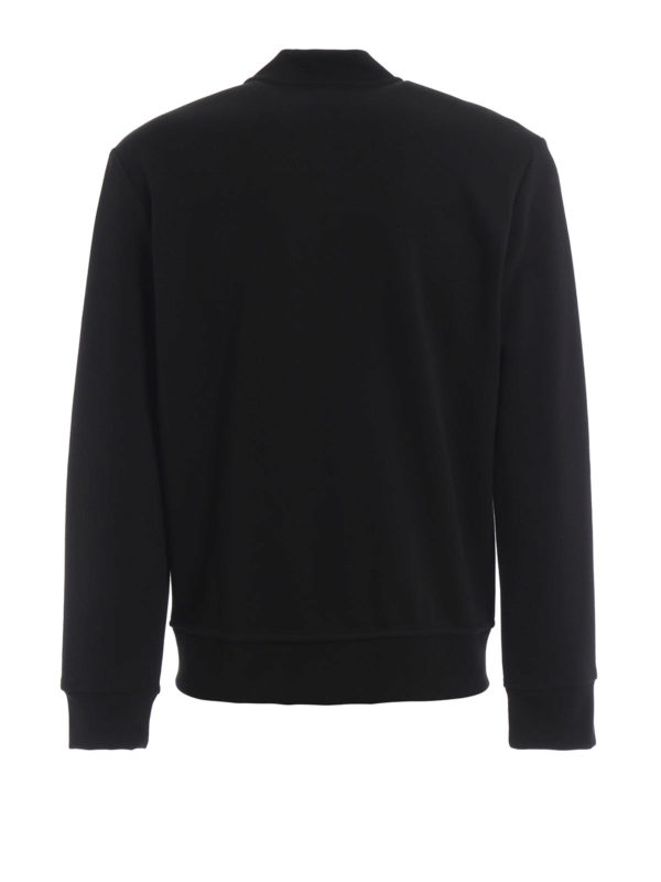 スウェット・トレーナー Polo Ralph Lauren Black Cotton Blend Sweatshirt With Logo Cotton-Blend-Fleece Hoodie | Sweatshirts Tees & Sweatshirts