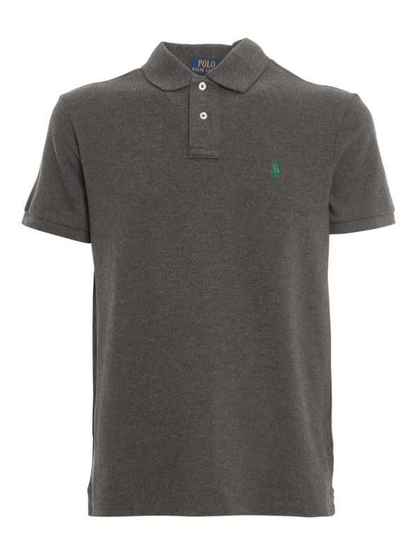 POLO RALPH LAUREN: Poloshirts - Poloshirt - Grau