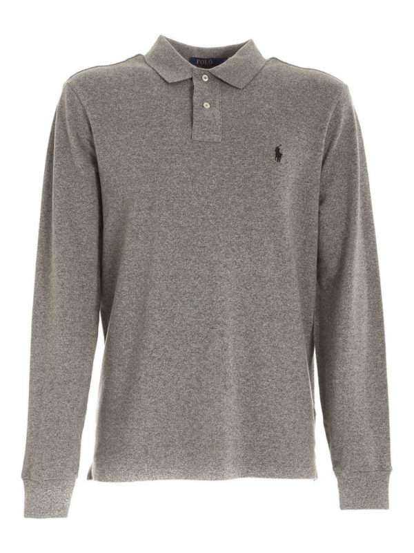 POLO RALPH LAUREN: Poloshirts - Poloshirt - Grau