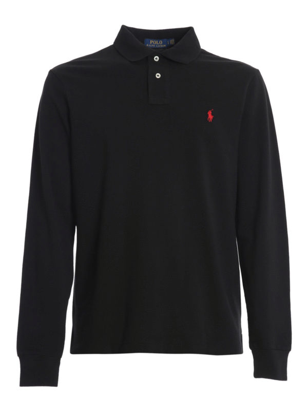 POLO RALPH LAUREN: polo shirts - Long sleeve polo shirt