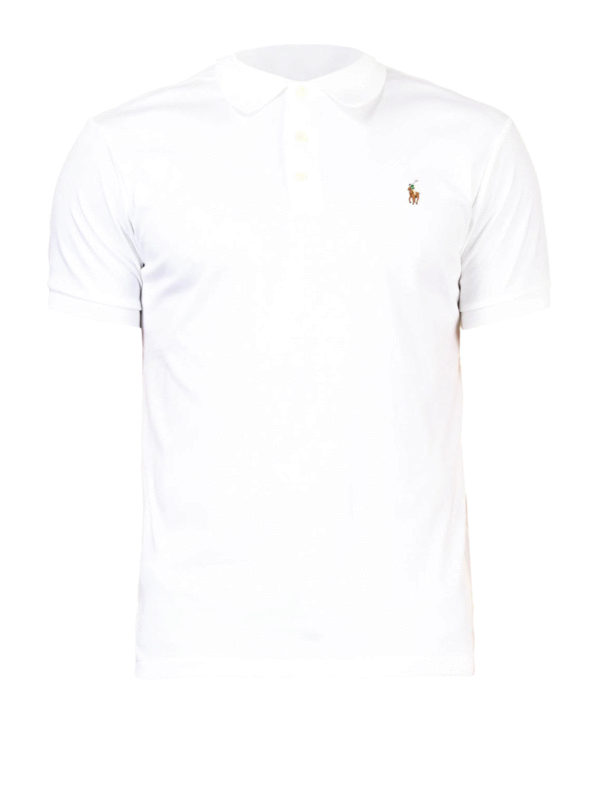 POLO RALPH LAUREN: polo shirts - White cotton polo shirt