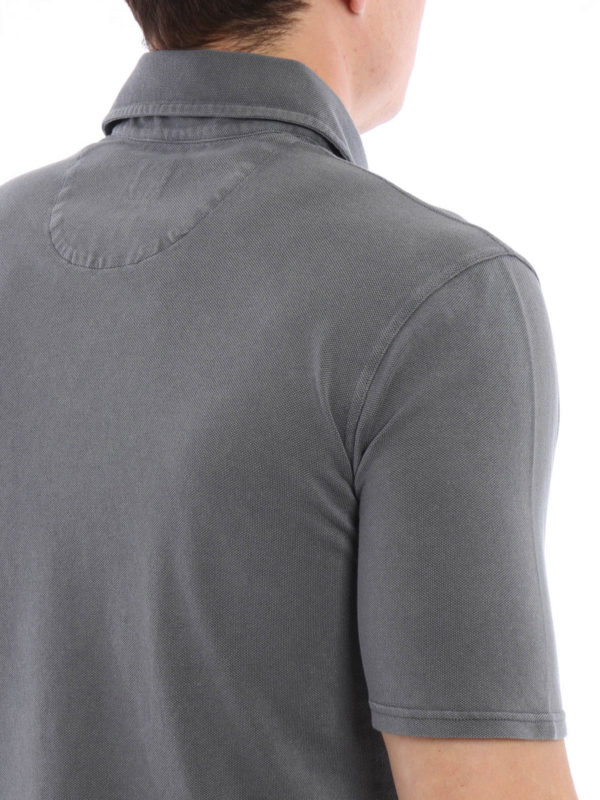 Polos shop online Polo Gris Oscuro Para Hombre