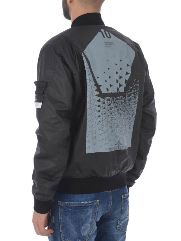 Poly-Hide 2L bomber jacket shop online: STONE ISLAND