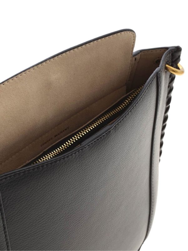 Porte Epaule Oskan New bag in black shop online: ISABEL MARANT
