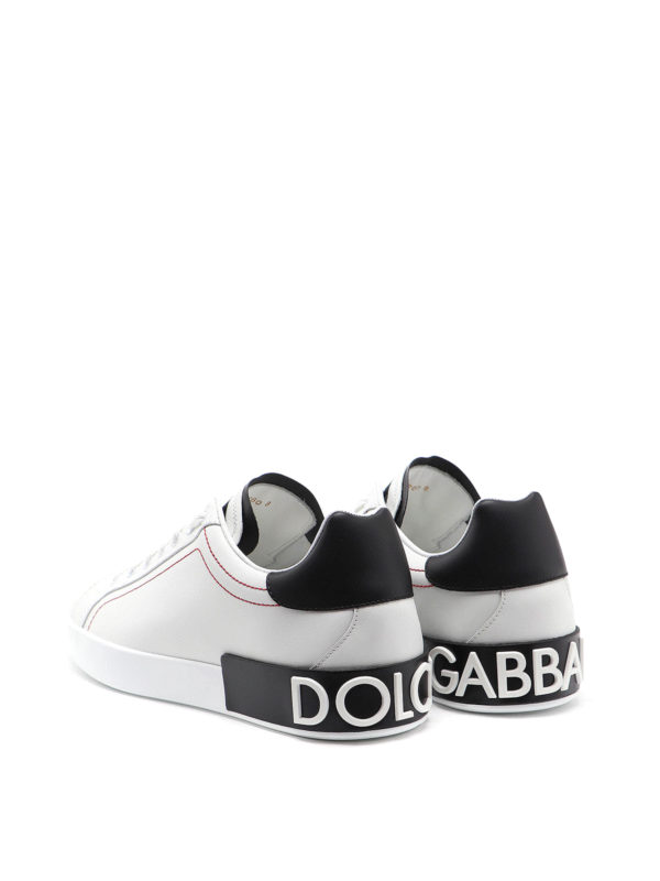 Sneakers Portofino in pelle shop online: DOLCE & GABBANA