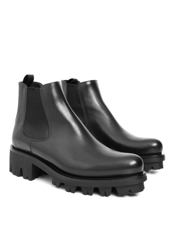 PRADA: Stiefeletten - Stiefeletten Chelsea