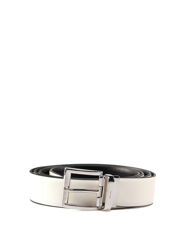 PRADA: Gürtel - Gürtel - Weiß