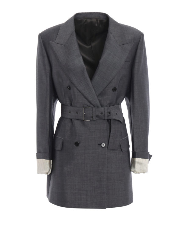 PRADA: Blazer - Blazer - Grau