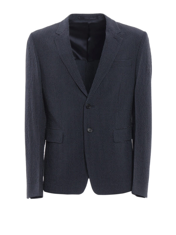 PRADA: Vestes de costume - Blazer Bleu