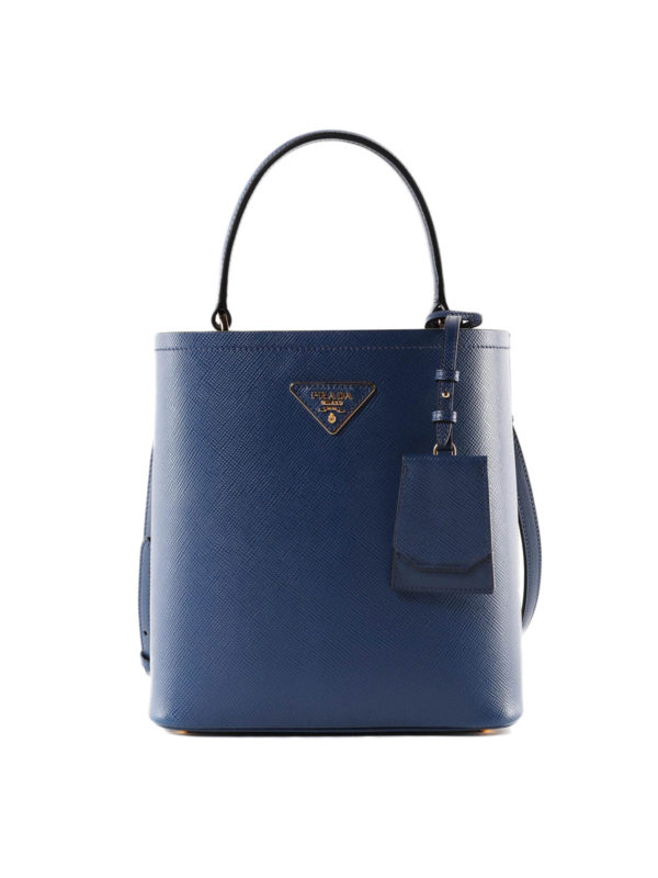 PRADA: Bolsos Saco - Bolso Saco - Azul