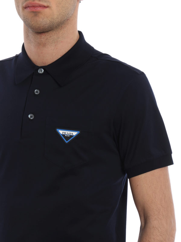 PRADA buy online Poloshirt - Blau