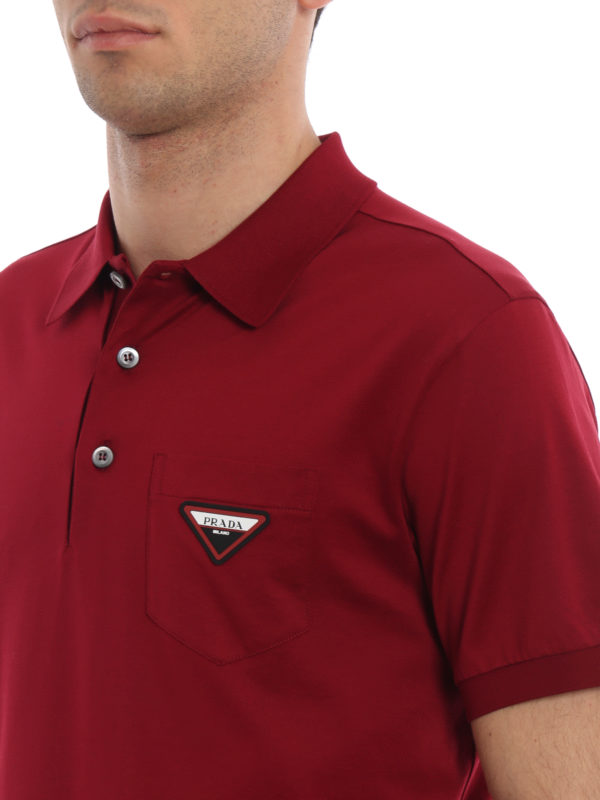 PRADA buy online Poloshirt - Rot