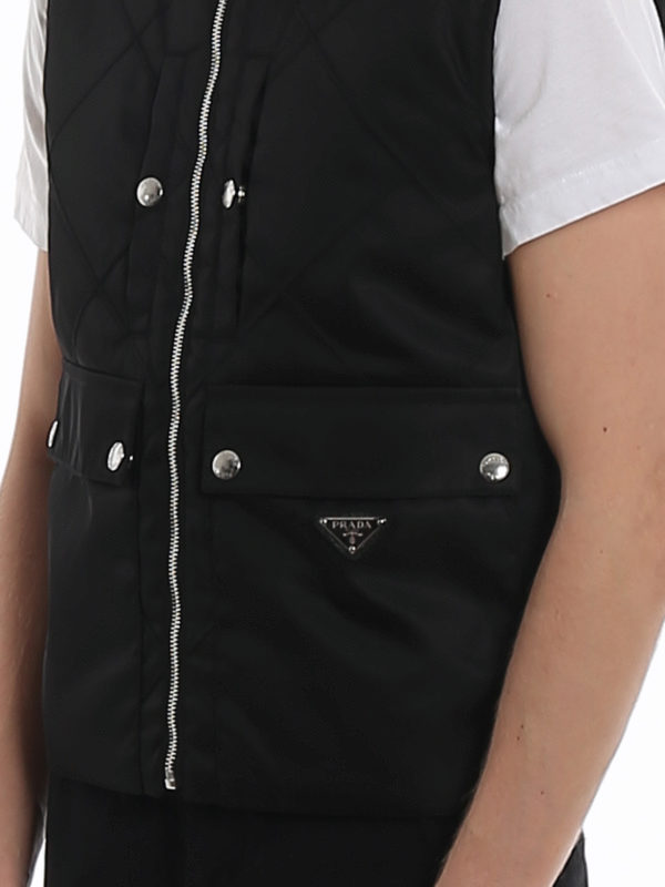 PRADA buy online Weste - Schwarz