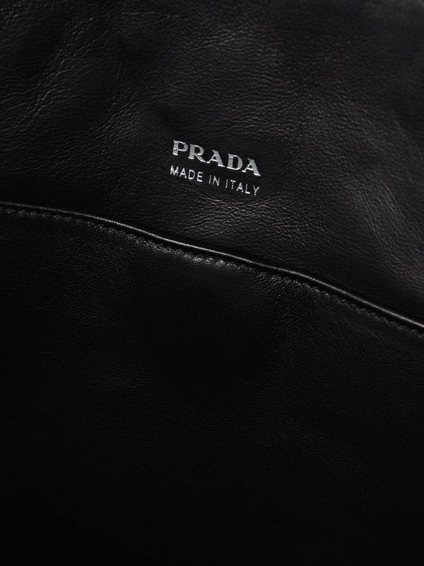 PRADA buy online Grommet leather bag