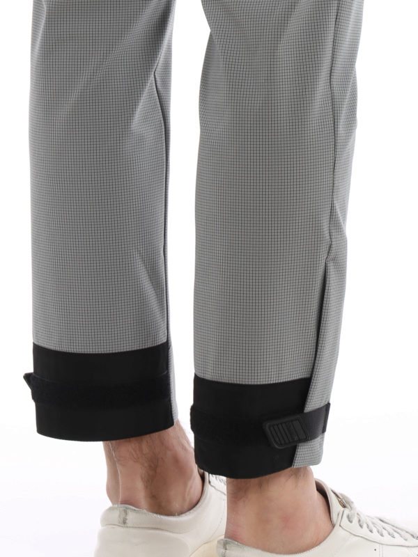 PRADA buy online Patterned stretch tech fabric trousers