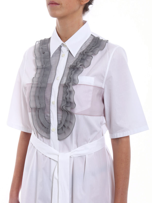 PRADA buy online Knielanges Kleid - Einfarbig