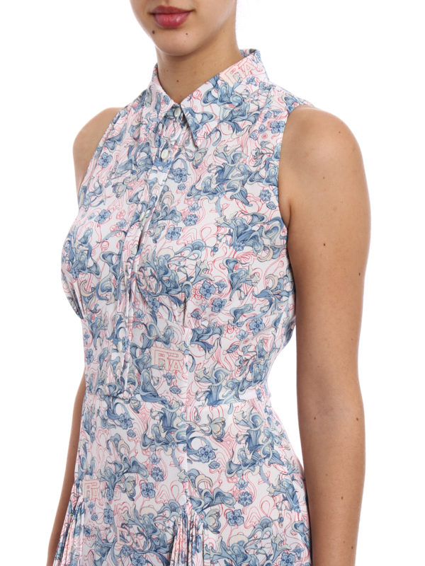 PRADA buy online Printed Sablé Lily dress