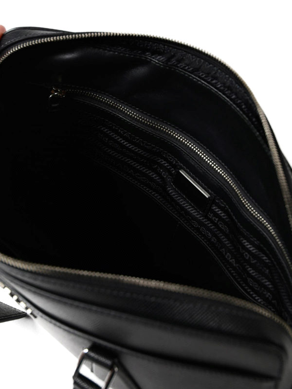 PRADA buy online Saffiano leather briefcase